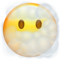 Face in Clouds emoji on Apple